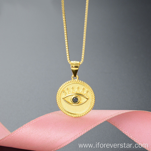 Fashion Pendant Silver Sterling Silver Eye Pendant